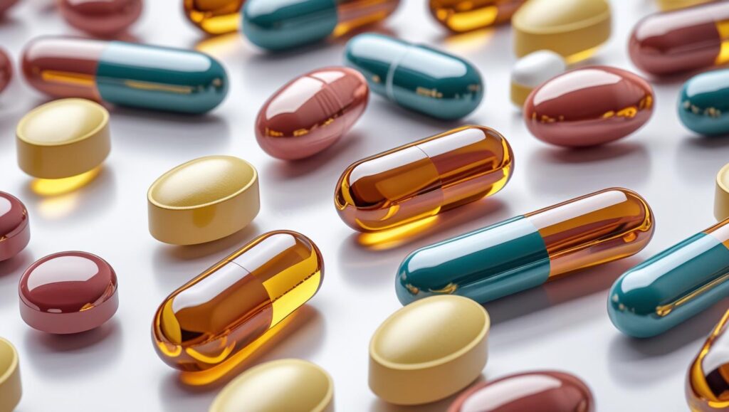 compléments multivitamines en gélules