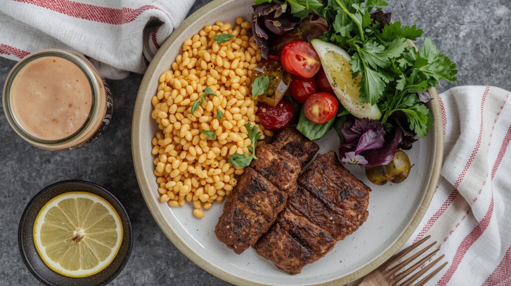 Repas adapté à un jeûne intermittent