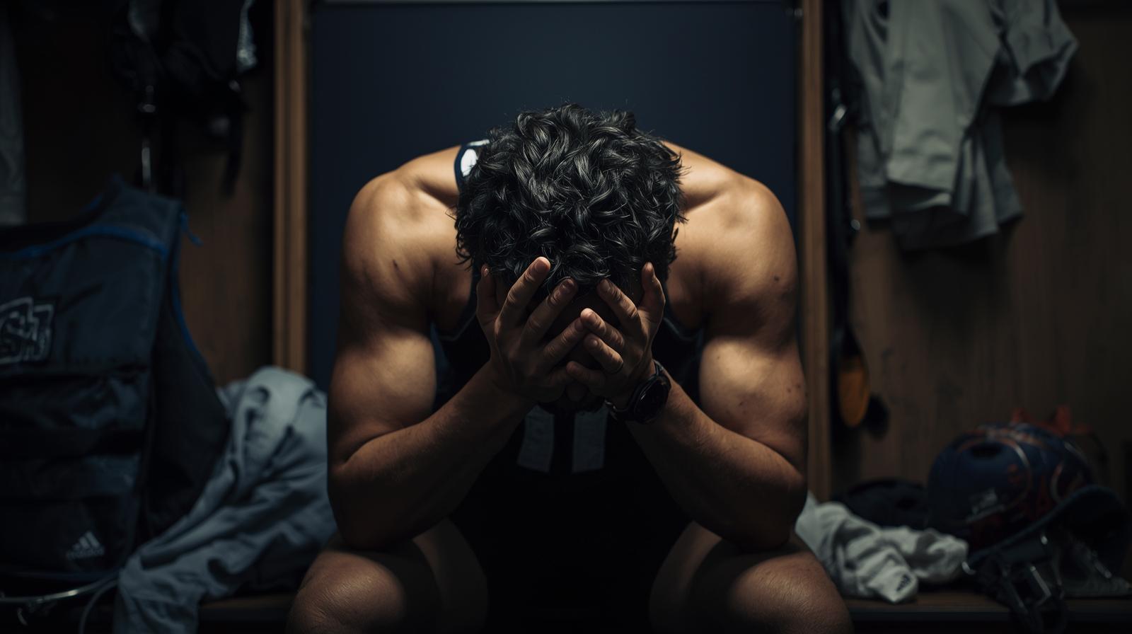 Jeune homme sportif rencontrant des difficultés à progresser en musculation, victime de la stagnation en musculation.