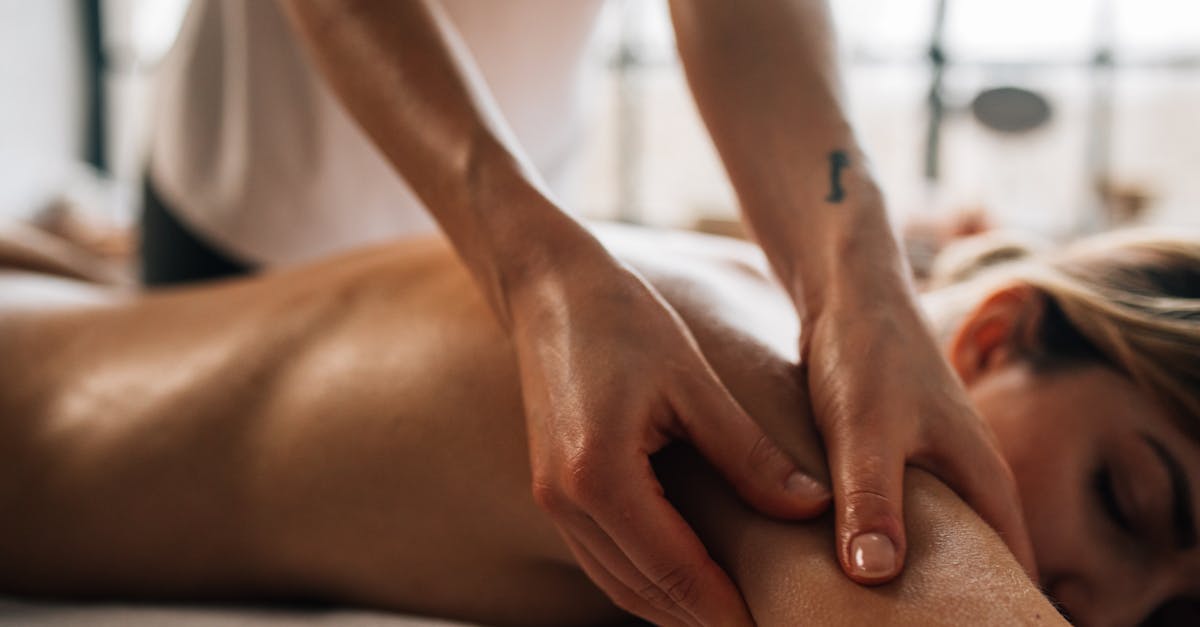 A soothing massage session promoting relaxation and self-care indoors.