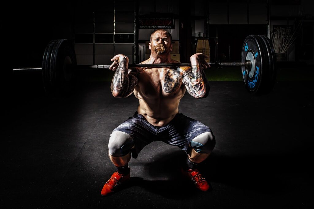 barbell, bodybuilding, effort, exercise, fitness, gym, man, muscles, person, strong, weightlifting, black fitness, black gym, black exercise, black workout, gym, gym, gym, gym, gym