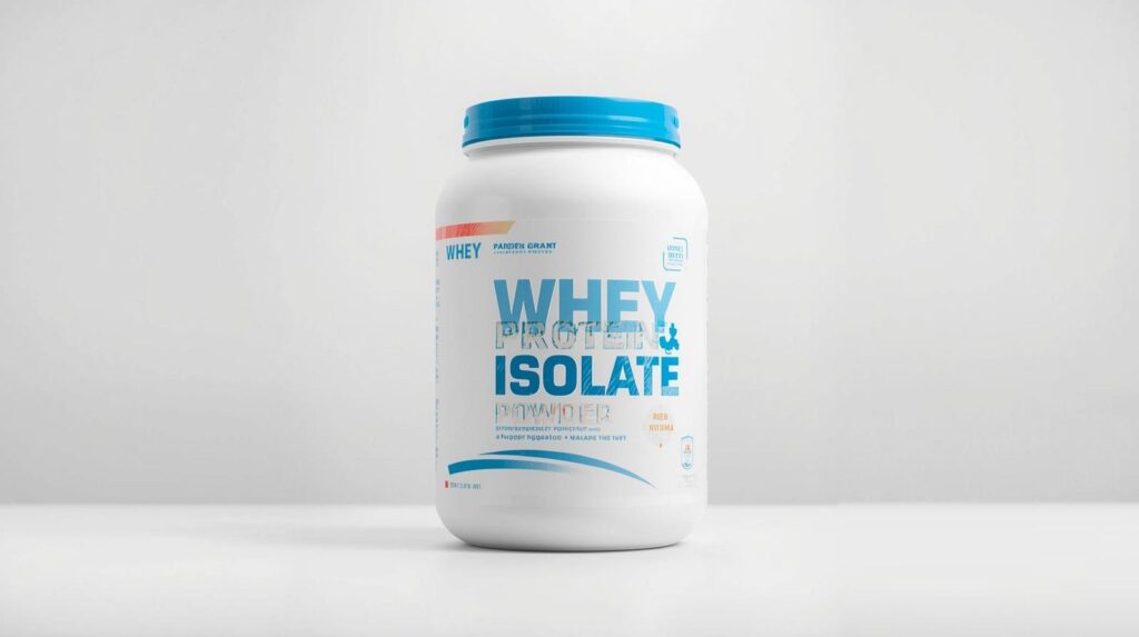 Complément alimentaire whey isolate