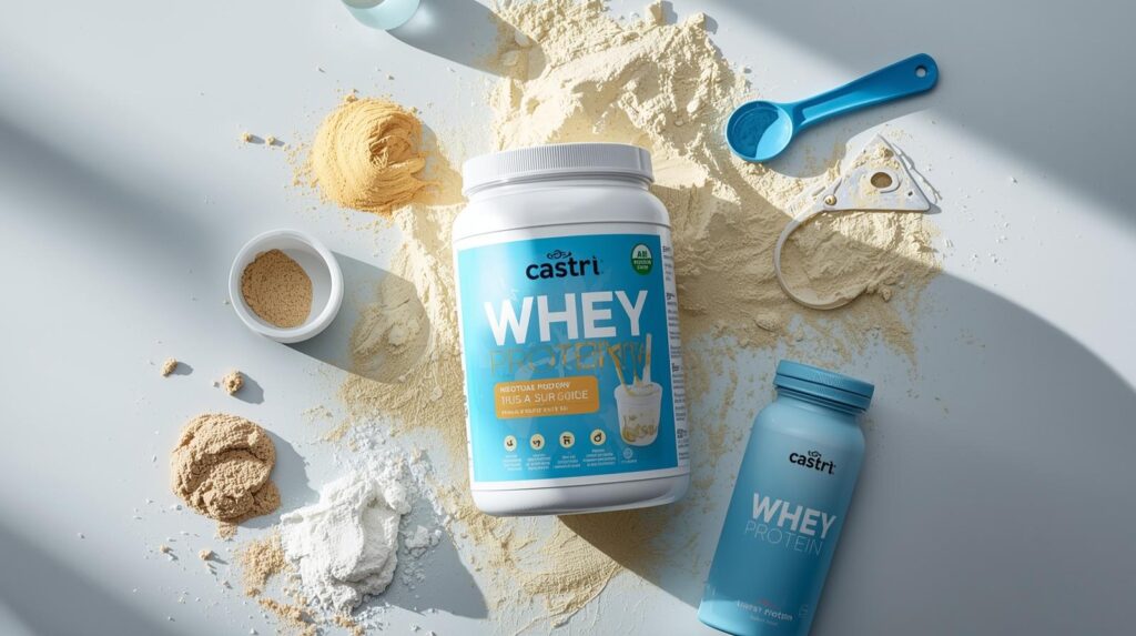 Complément alimentaire whey protéine